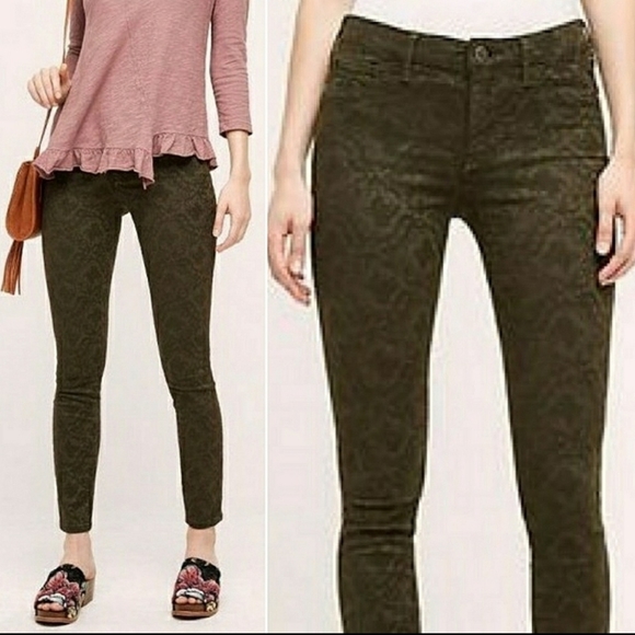 Anthropologie Denim - Anthropologie / Pilcro Jaquard Jean